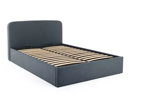 Двуспальная кровать triss (myfurnish) синий 176x96x219 см.