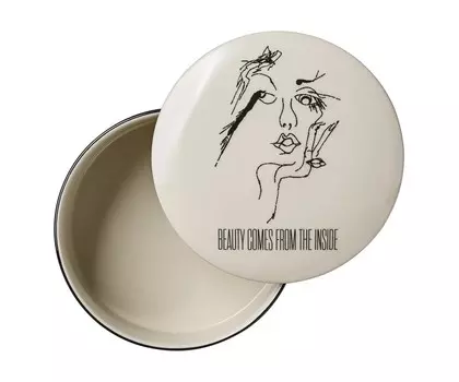 Емкость для хранения lady (bloomingville) бежевый 9 см.