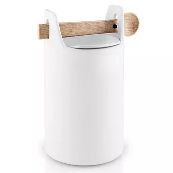 Емкость для хранения с ложкой (eva solo) белый 20 см.