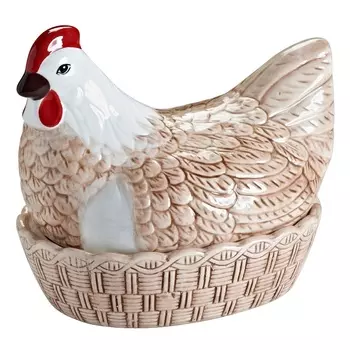 Емкость для яиц rise and shine (mason cash) бежевый 21x20x17 см.