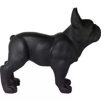 Фигура декоративная mops (kare) черный 20x16x8 см.