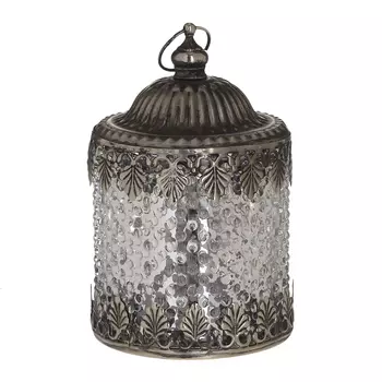 Фонарь rusty (to4rooms) серебристый 12.0 см.