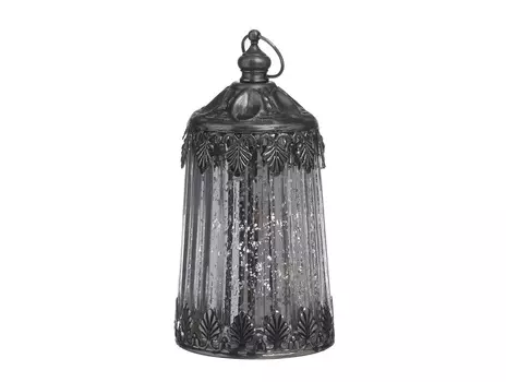 Фонарь с led-подсветкой brian (to4rooms) серебристый 14.5 см.