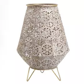 Фонарь trina (to4rooms) золотой 24.0x36.0x20.0 см.