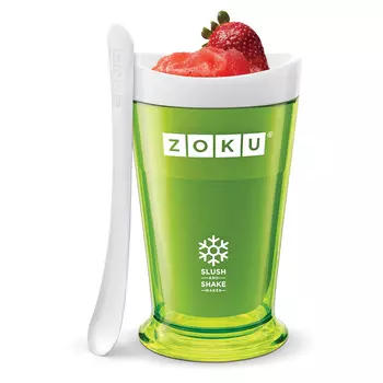 Форма для холодных десертов slush &amp; shake (zoku) зеленый 10x16x10 см.