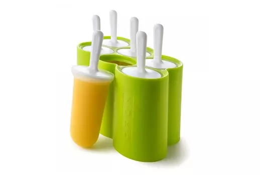 Форма для мороженого classic 6 шт. (zoku) зеленый 23x12x11 см.