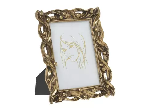 Фоторамка gama (to4rooms) золотой 13x18x2 см.