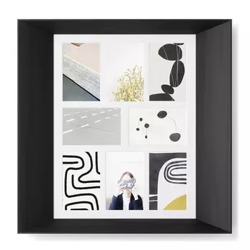 Фоторамка lookout настенная (umbra) черный 50x50x6 см.