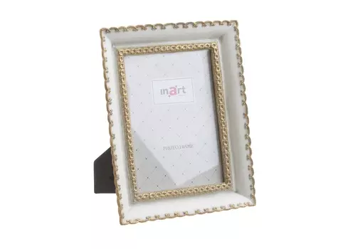 Фоторамка lu (to4rooms) белый 13.0x18.0x2.0 см.