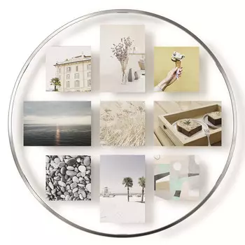 Фоторамка настенная infinity (umbra) серебристый