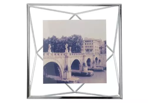 Фоторамка prisma (umbra) серебристый 15x15x7 см.