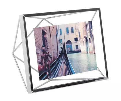 Фоторамка prisma (umbra) серебристый 20x15x7 см.
