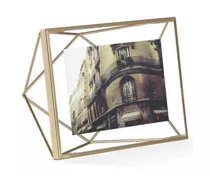 Фоторамка prisma (umbra) золотой 20x15x7 см.