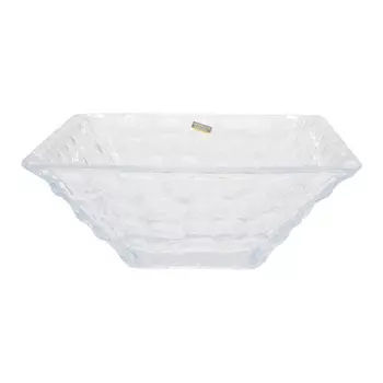Фруктовница marble 26см (crystalite bohemia) прозрачный 26x10x26 см.