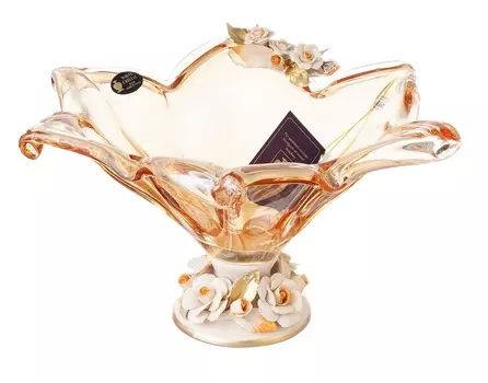 Фруктовница white cristal (white cristal) прозрачный