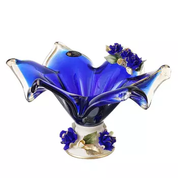 Фруктовница white cristal (white cristal) синий