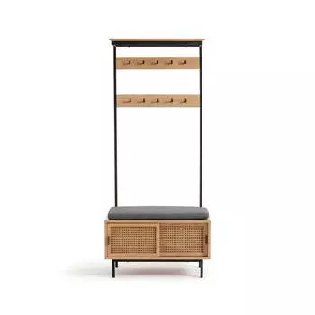 Гардероб waska (laredoute) коричневый 80x182x44 см.