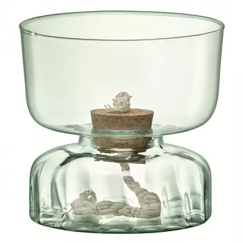 Горшок с функцией самополива (lsa international) прозрачный 14x12x14 см.