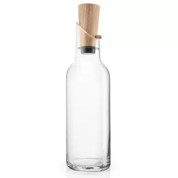 Графин для воды с деревянной крышкой 1 л (eva solo) прозрачный 29.0 см.