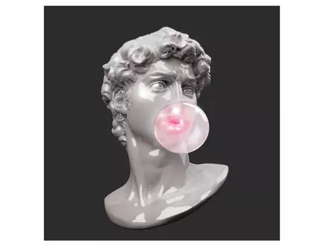 Холст бабл-гам (garda decor) мультиколор 100x100 см.