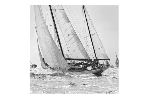 Холст парусник-2 (garda decor) мультиколор 40x40 см.