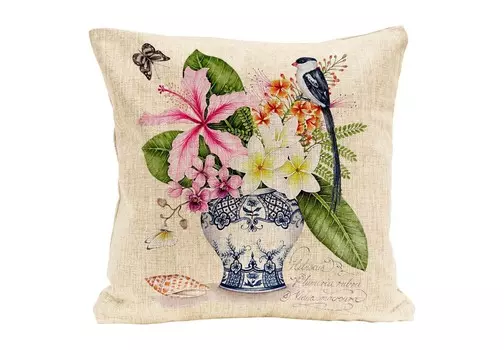 Интерьерная подушка райское состояние (object desire) мультиколор 45.0x45.0 см.