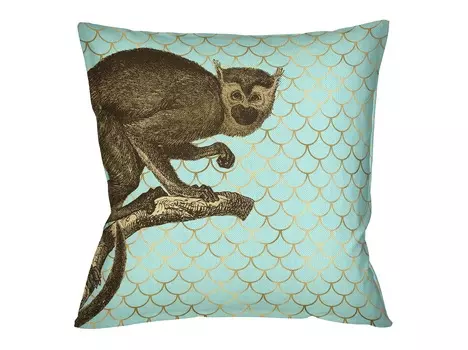 Интерьерная подушка самая красивая (object desire) голубой 45x12x45 см.