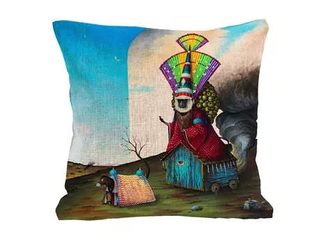 Интерьерная подушка укун (object desire) мультиколор 45x12x45 см.