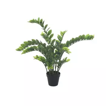 Искусственный цветок в кашпо lezhë (to4rooms) черный 73x108 см.