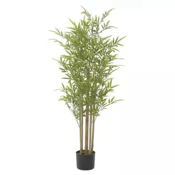 Искусственный цветок в кашпо plaisir (to4rooms) черный 20x120 см.