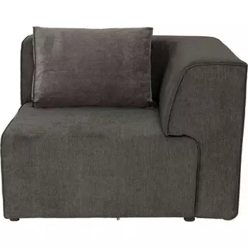 Элемент дивана industrial loft (kare) серый 100x70x100 см.