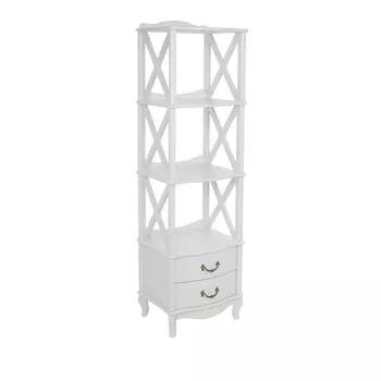 Этажерка джульетта-3 (leset) белый 50x161x40 см.