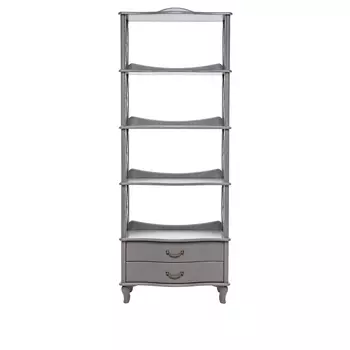 Этажерка джульетта-4 (leset) серый 75x202x41 см.