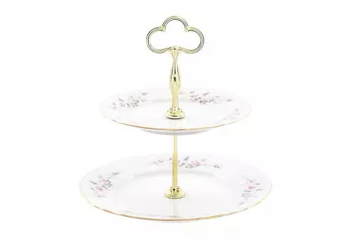 Этажерка серая роза (bernadotte) белый