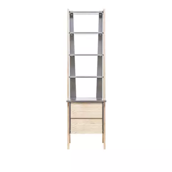 Этажерка сканди (leset) бежевый 50x178x45 см.