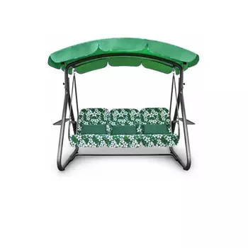 Качели садовые элегант стандарт (код: 2016-кд-45/с) (bigarden) зеленый