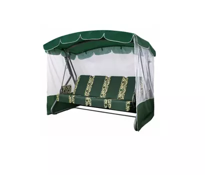 Качели садовые оазис премиум плюс зеленый (код: 2016-кд-40/п+) (bigarden) зеленый