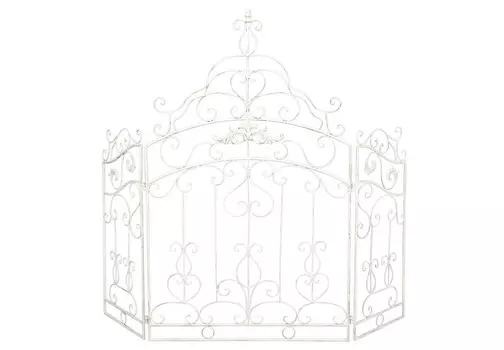 Каминный экран «клермон» (object desire) белый 117.0x101.0 см.