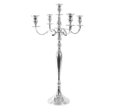 Канделябр mellie (to4rooms) серебристый 37.0x75.0x37.0 см.