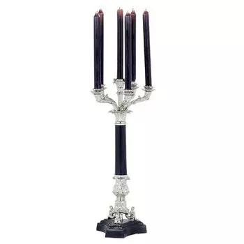 Канделябр (to4rooms) черный 15x59x15 см.