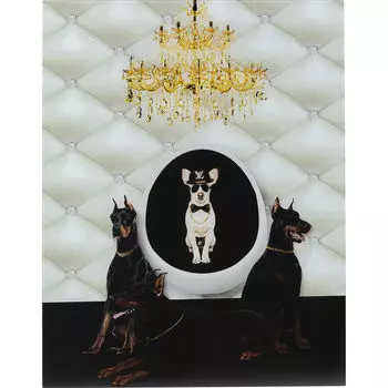Картина bodyguards of king dog (kare) мультиколор 60x80 см.