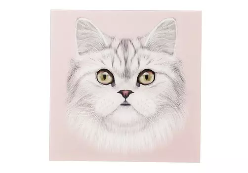 Картина cat (kare) мультиколор 60x60x1 см.
