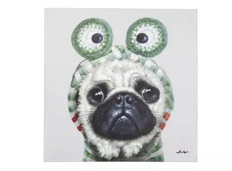 Картина dog (kare) мультиколор 70x70x4 см.