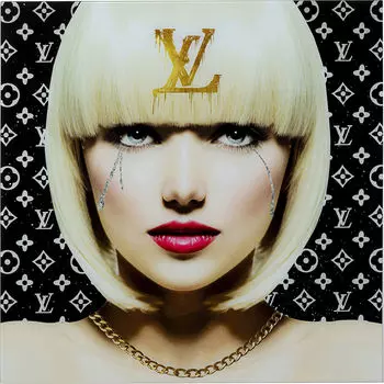 Картина eyes (kare) мультиколор 80x80 см.