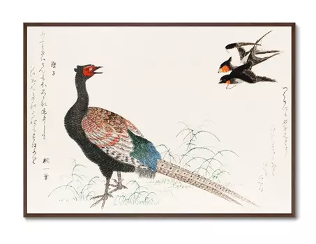 Репродукция картины на холсте fumiyomu onna 1790г. (картины в квартиру) мультиколор 105x75 см.