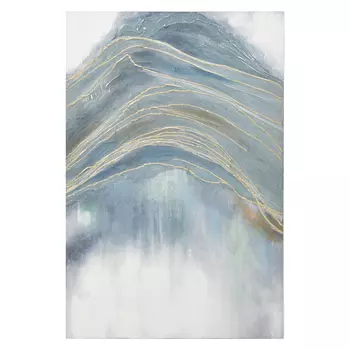 Картина на подрамнике drain (to4rooms) голубой 80x120x4 см.