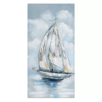 Картина на подрамнике ruggero (to4rooms) голубой 60.0x120.0x4.0 см.