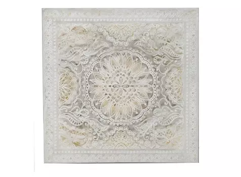 Картина на подрамнике vervain (to4rooms) бежевый 100x100x4 см.