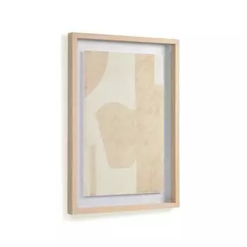 Картина nannete (la forma) бежевый 50x70x4 см.