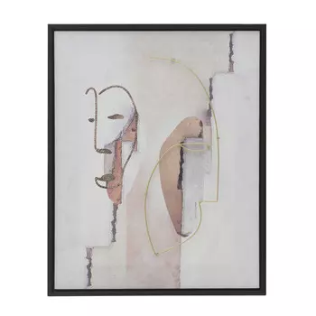 Картина с инсталляцией в раме believe (to4rooms) серый 40x50x2 см.